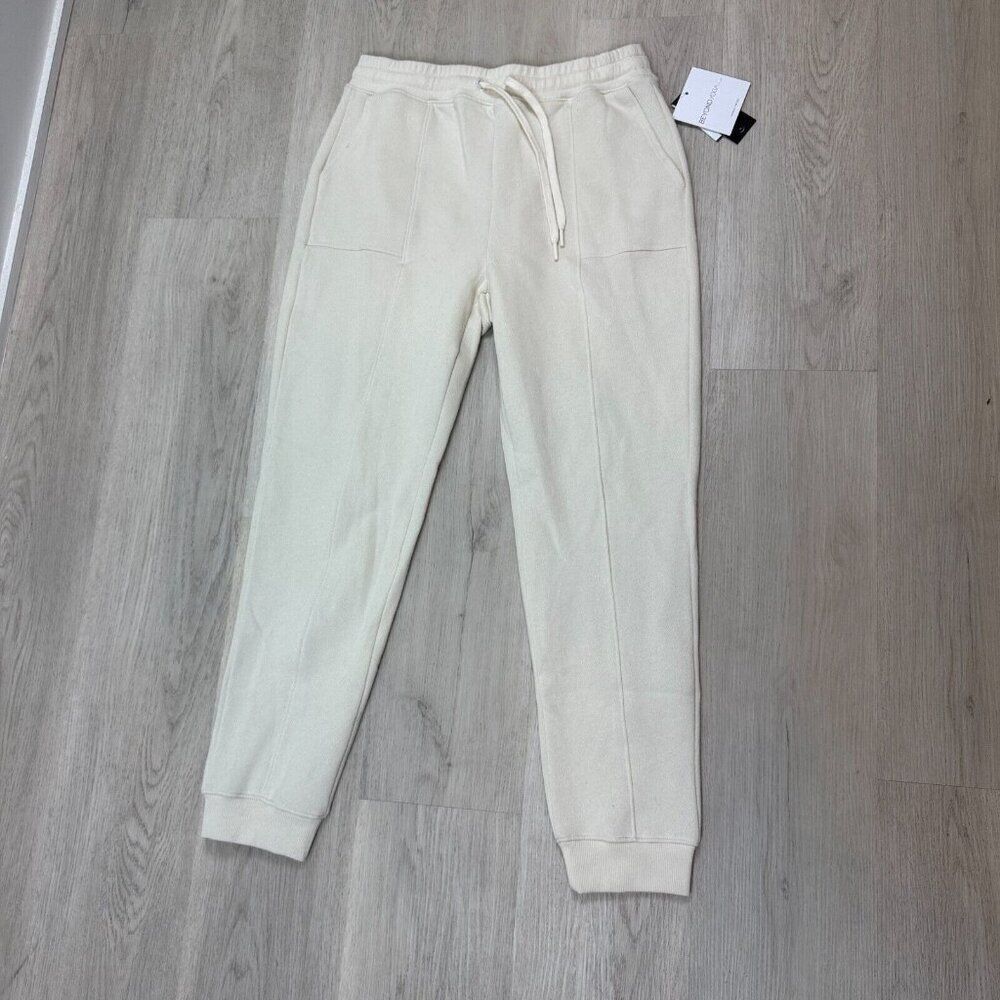 Beyond Yoga Hold The Line Jogger Womens Small Vintage White AF1215